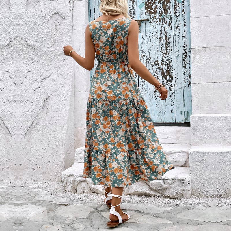 Katharina | Elegant Floral Dress in Premium Quality