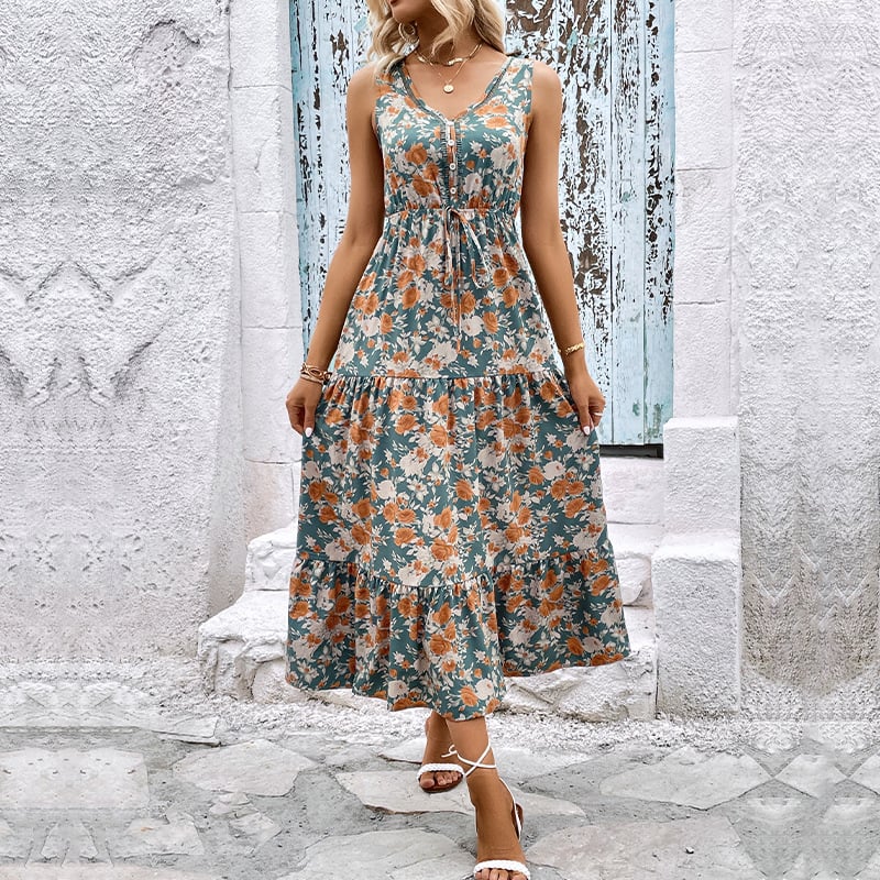 Katharina | Elegant Floral Dress in Premium Quality