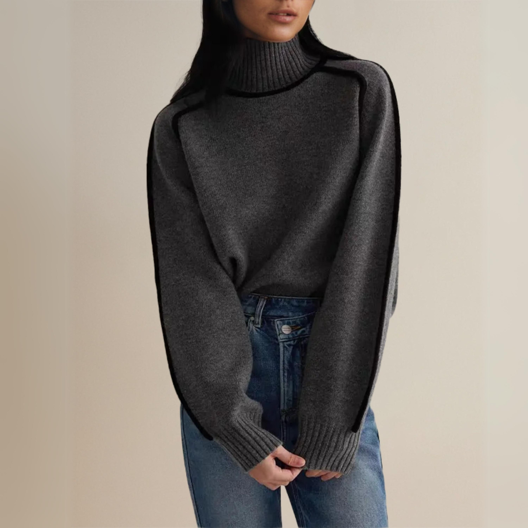 Sara-liv | Elegant Roll Neck Jumper