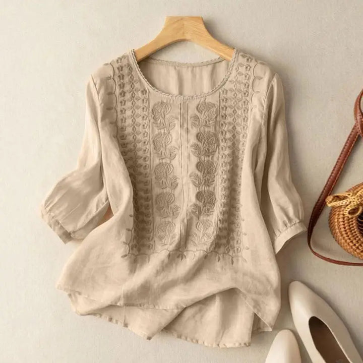 Florentine | Embroidered Boho Blouse