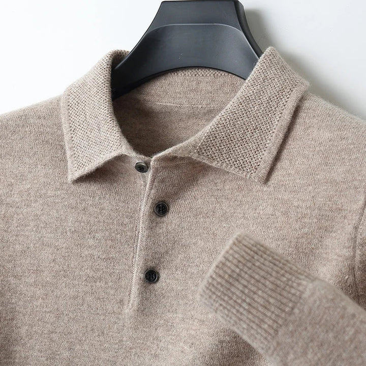 Pratt | Long-Sleeve Business Knit in Merino Wool
