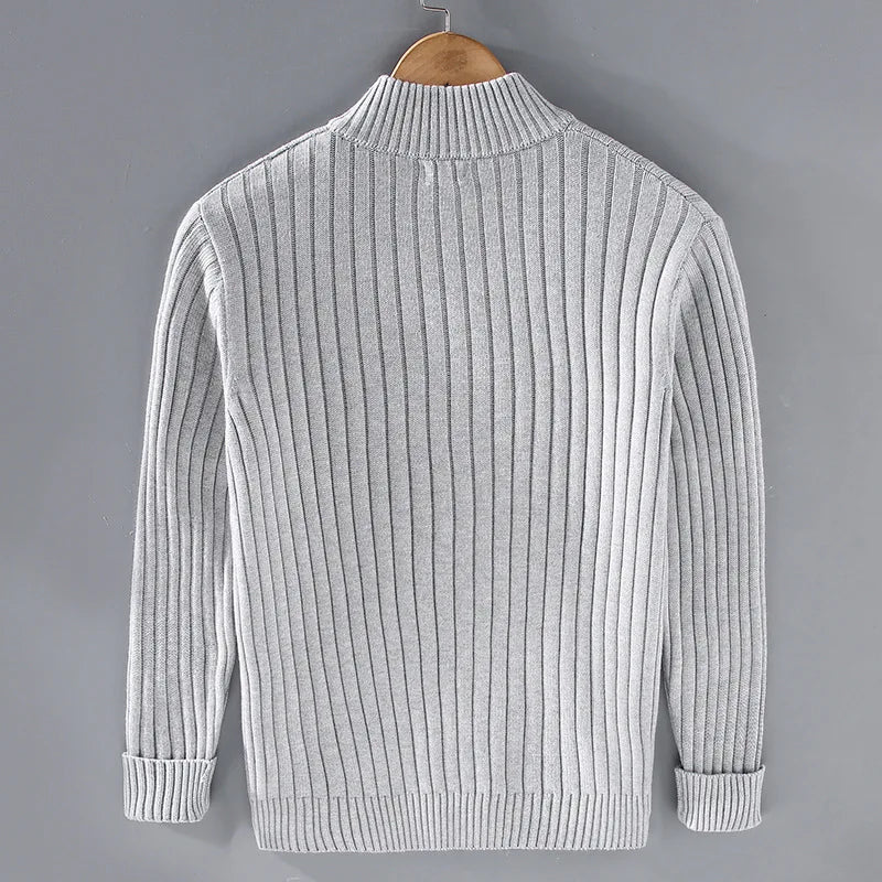 Oliver | Casual Zip-Up Cardigan