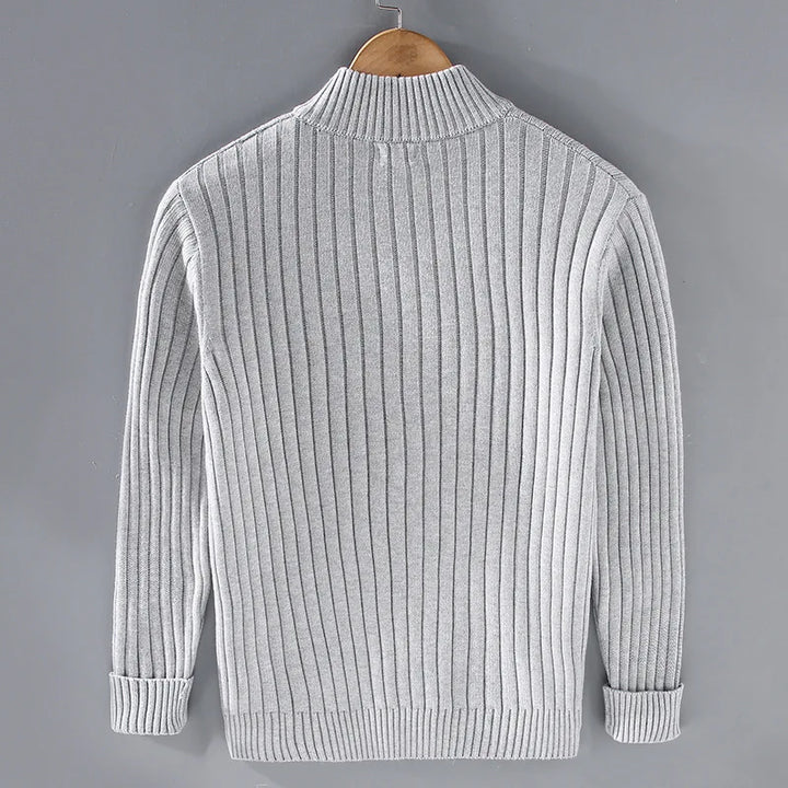 Oliver | Casual Zip-Up Cardigan
