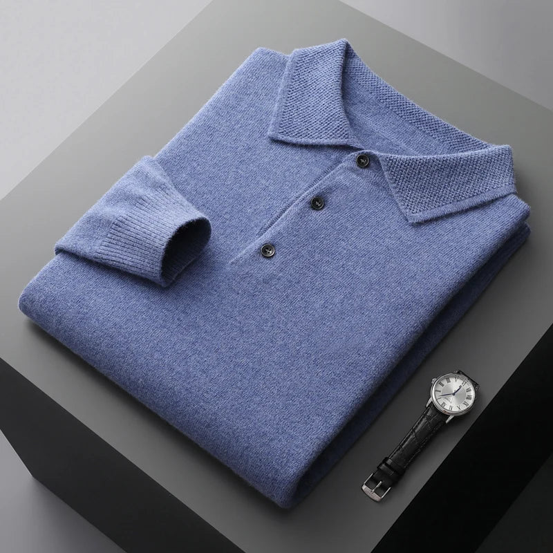 Pratt | Long-Sleeve Business Knit in Merino Wool