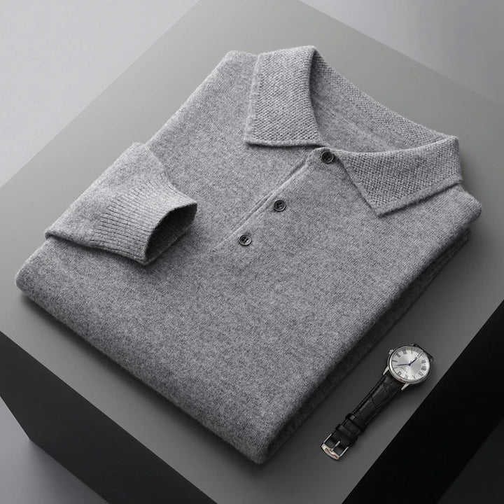 Pratt | Long-Sleeve Business Knit in Merino Wool