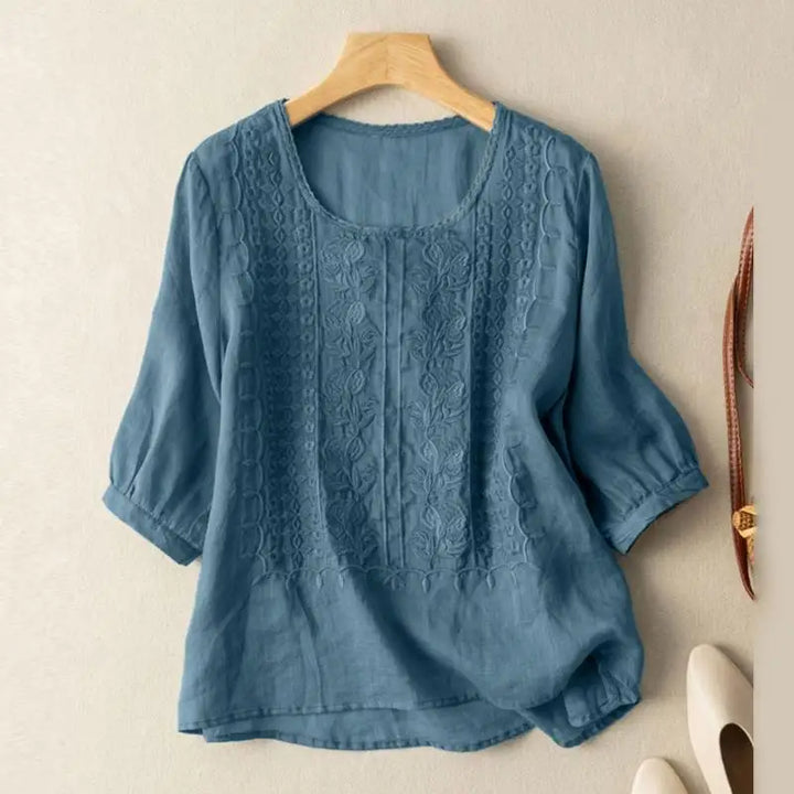 Florentine | Embroidered Boho Blouse