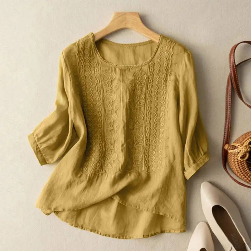 Florentine | Embroidered Boho Blouse