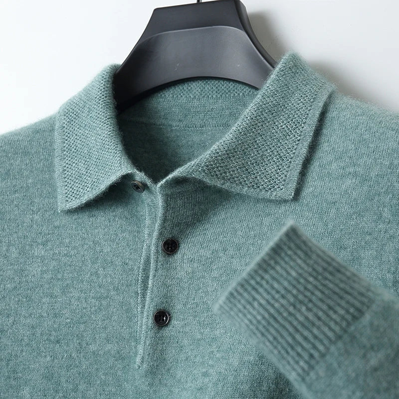 Pratt | Long-Sleeve Business Knit in Merino Wool