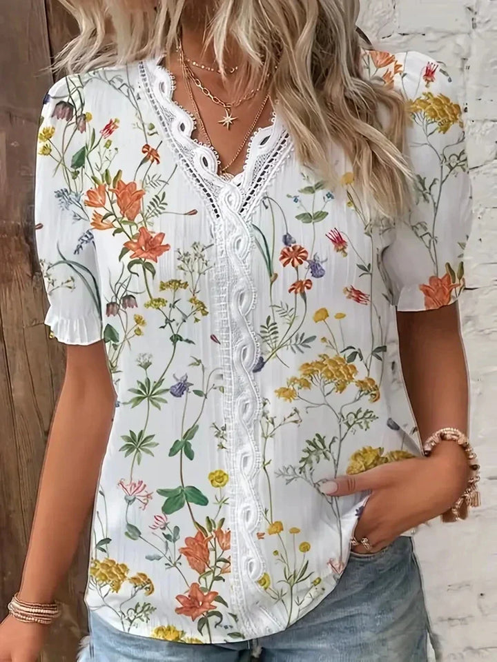 Verena | Floral Print Top