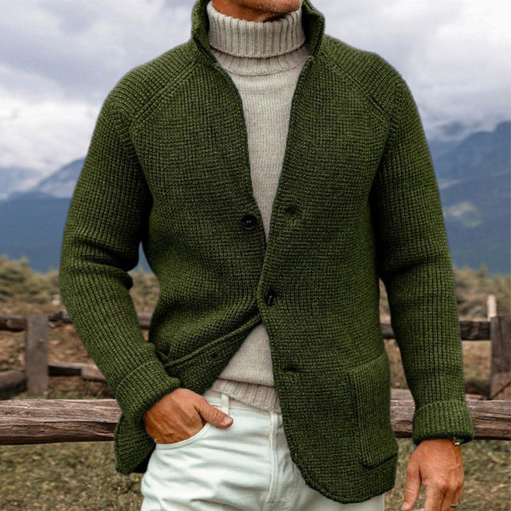 Mark | KNITTED CARDIGAN IN COARSE KNIT LOOK
