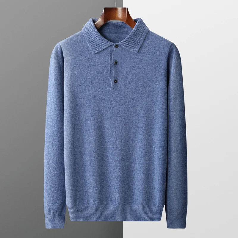 Pratt | Long-Sleeve Business Knit in Merino Wool