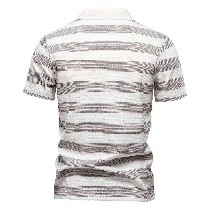 Theo | Classic Striped Polo Shirt