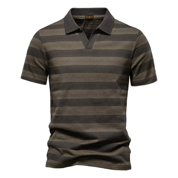 Theo | Classic Striped Polo Shirt