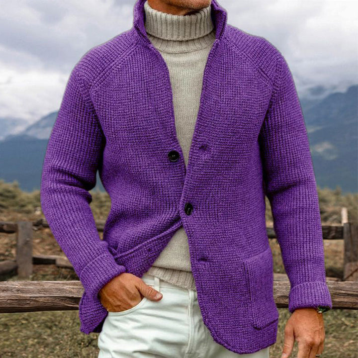 Mark | KNITTED CARDIGAN IN COARSE KNIT LOOK