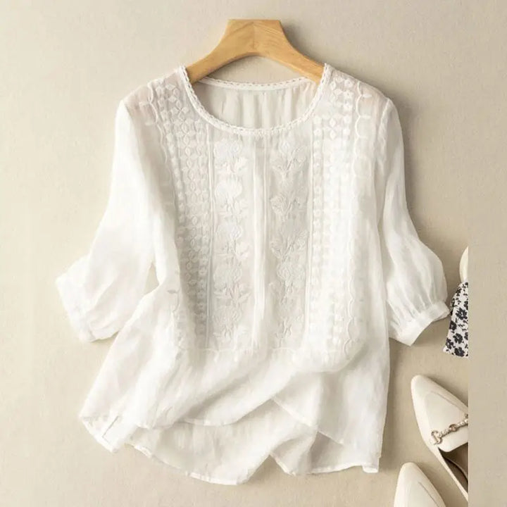 Florentine | Embroidered Boho Blouse