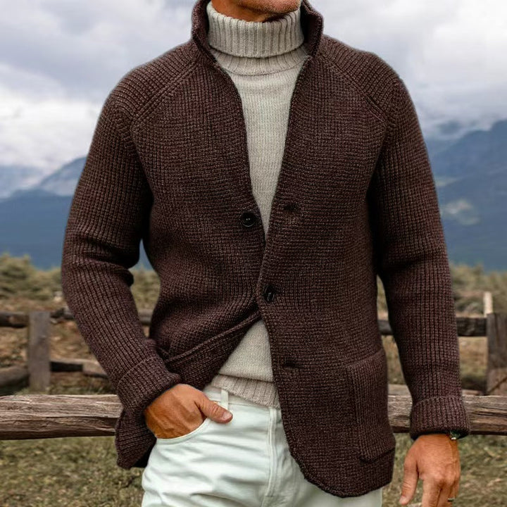 Mark | KNITTED CARDIGAN IN COARSE KNIT LOOK