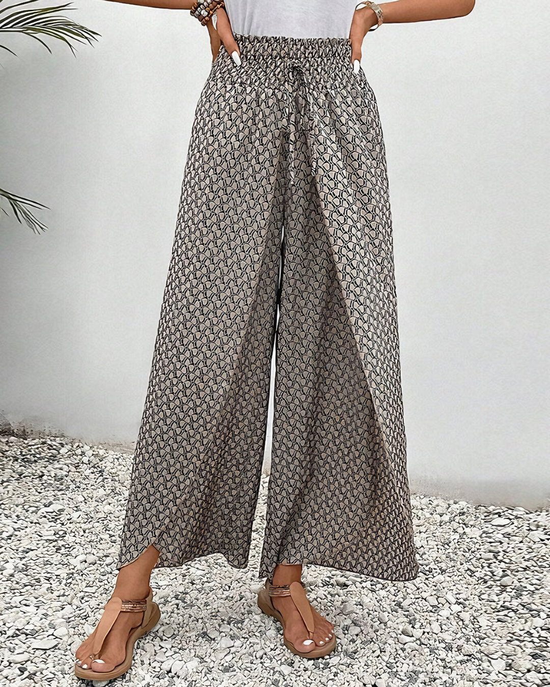 Katja | Casual Wide Trousers