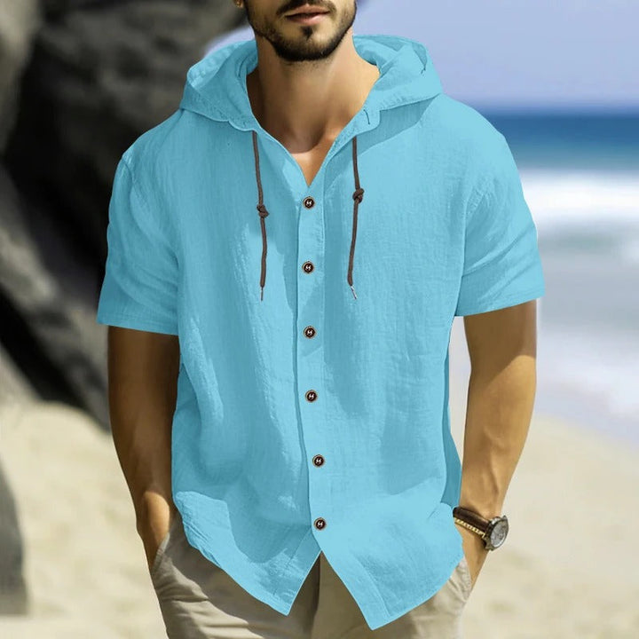 Osvaldo | Lightweight Hooded Blouse