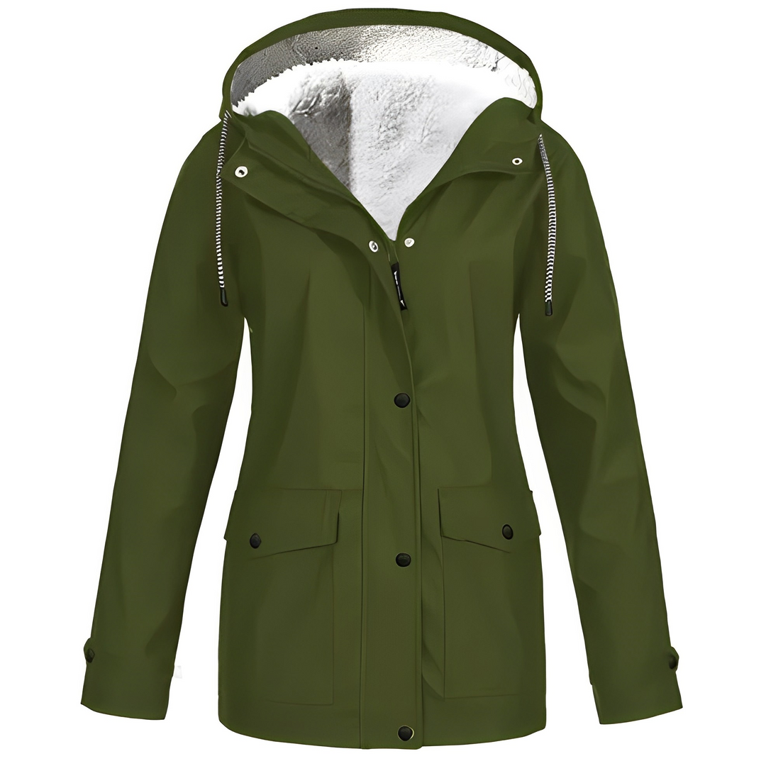 Elvira | Fleece-lined Raincoat for Women