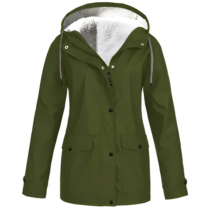 Elvira | Fleece-lined Raincoat for Women