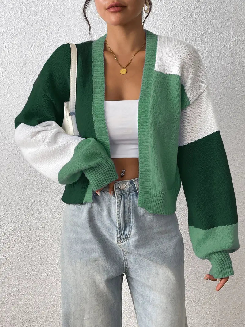 Alina | Colour Block Cardigan