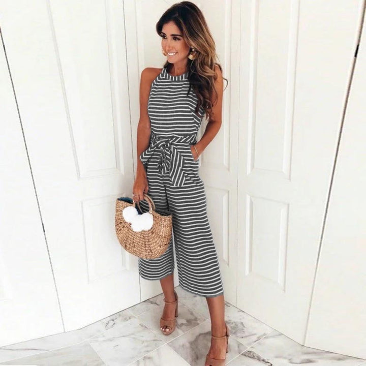 Veronika | Striped Jumpsuit