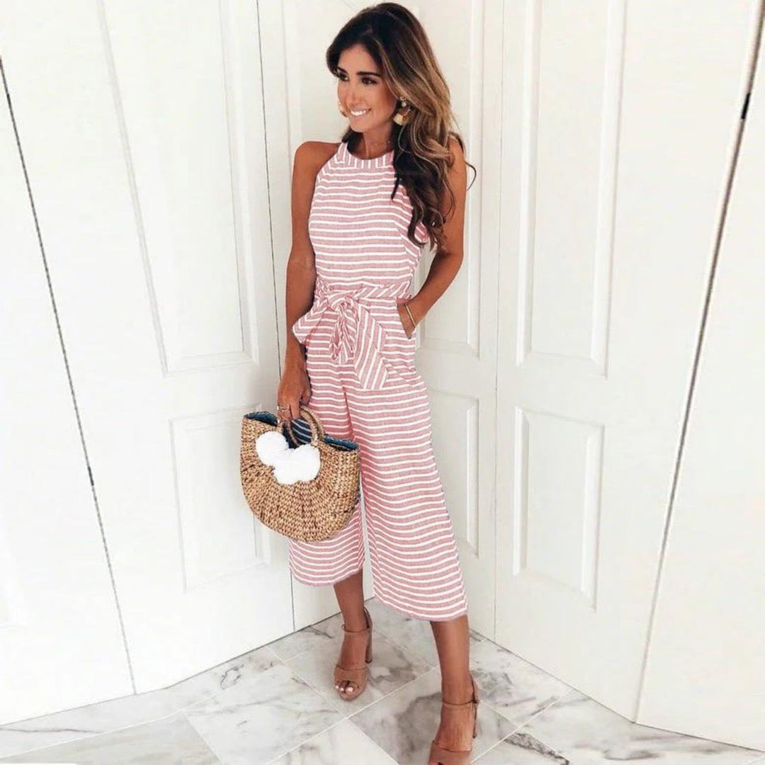 Veronika | Striped Jumpsuit