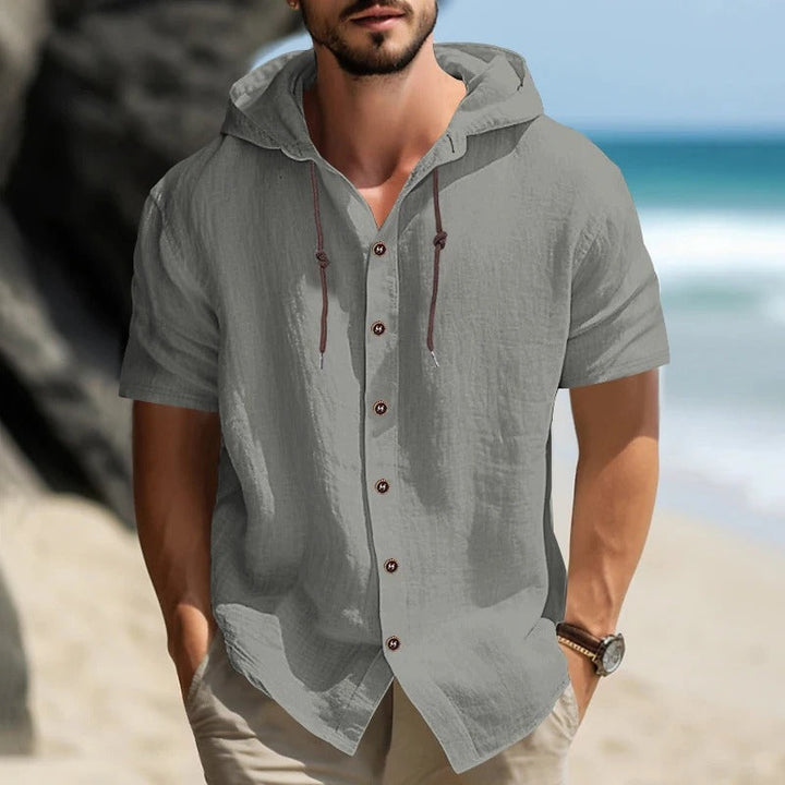 Osvaldo | Lightweight Hooded Blouse