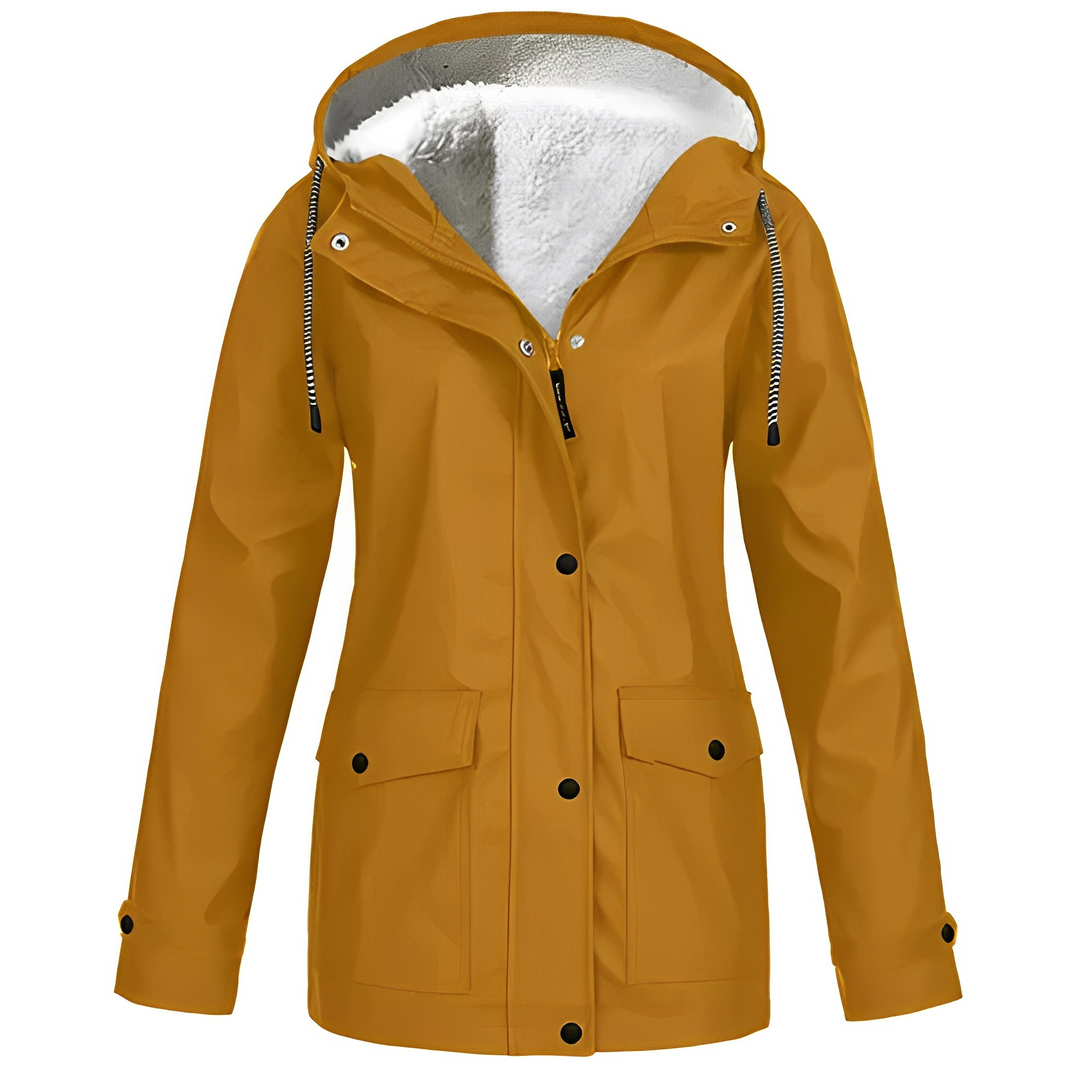 Elvira | Fleece-lined Raincoat for Women