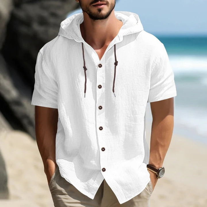 Osvaldo | Lightweight Hooded Blouse