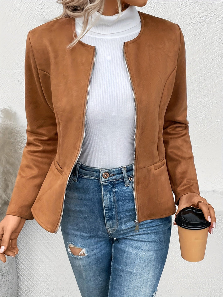 Maxima | Slim Fit Jacket with Zip