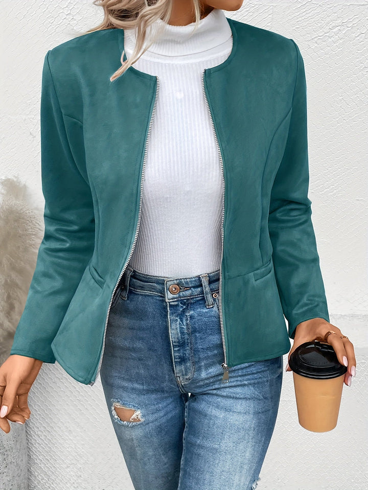 Maxima | Slim Fit Jacket with Zip