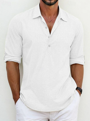 Raphael | Classic Linen Shirt 1+1 FREE