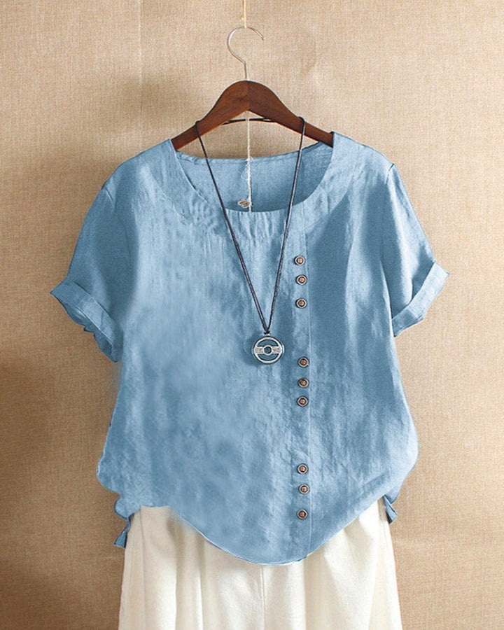 Marie | Airy Short-Sleeve Blouse