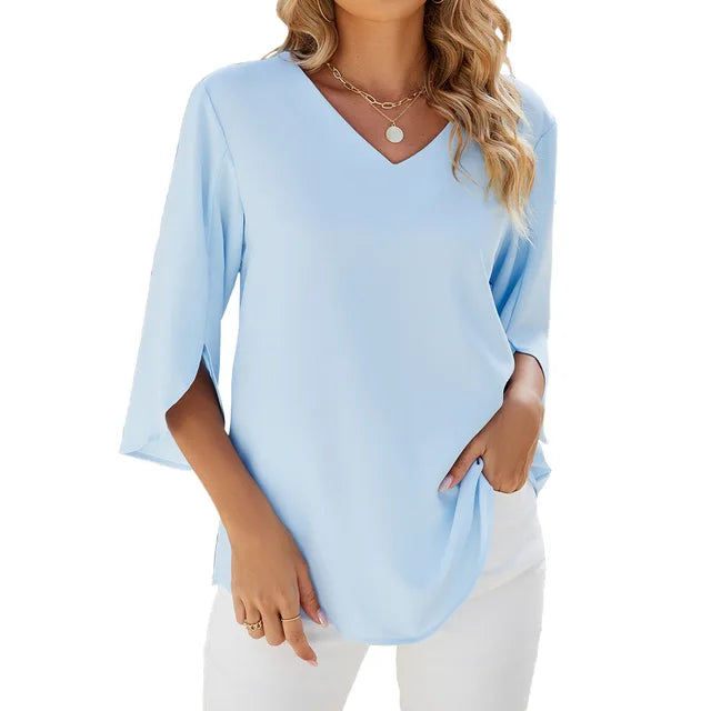Anna | V-Neck Blouse