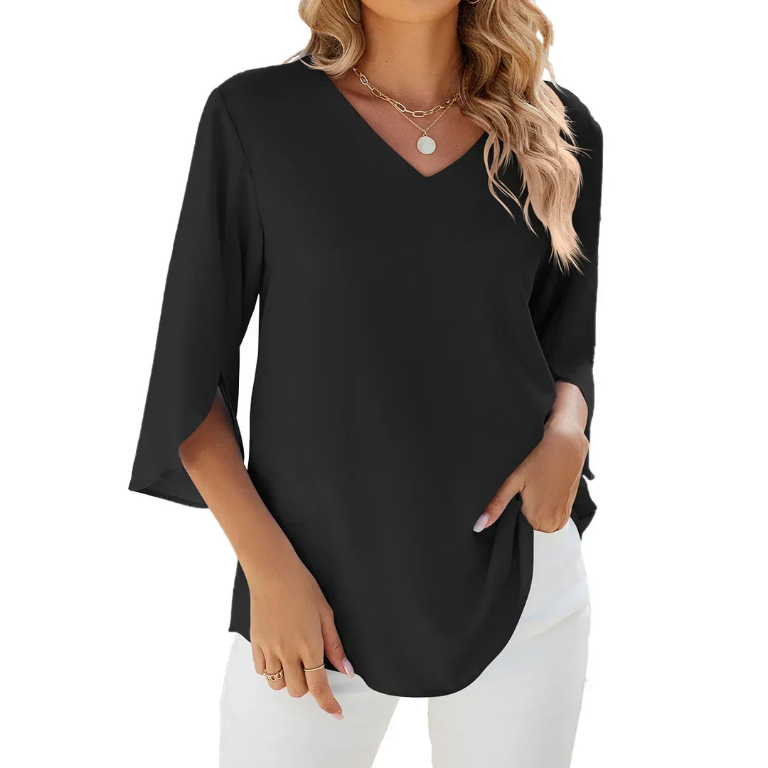 Anna | V-Neck Blouse