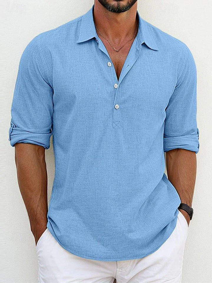 Raphael | Classic Linen Shirt 1+1 FREE