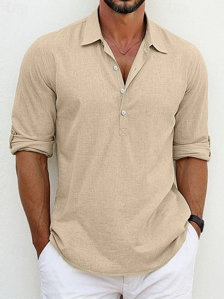 Raphael | Classic Linen Shirt 1+1 FREE