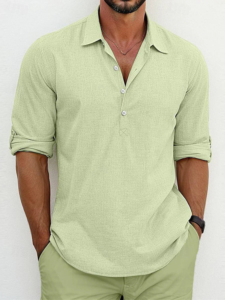 Raphael | Classic Linen Shirt 1+1 FREE