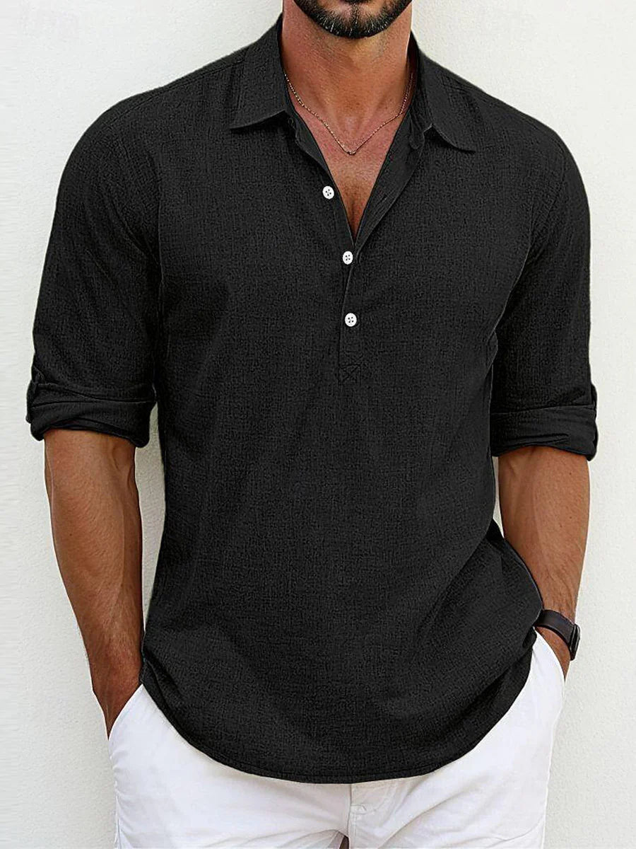 Raphael | Classic Linen Shirt 1+1 FREE