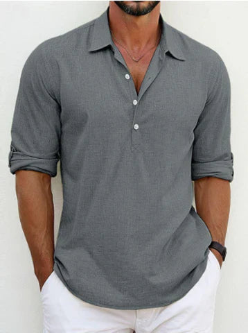 Raphael | Classic Linen Shirt 1+1 FREE