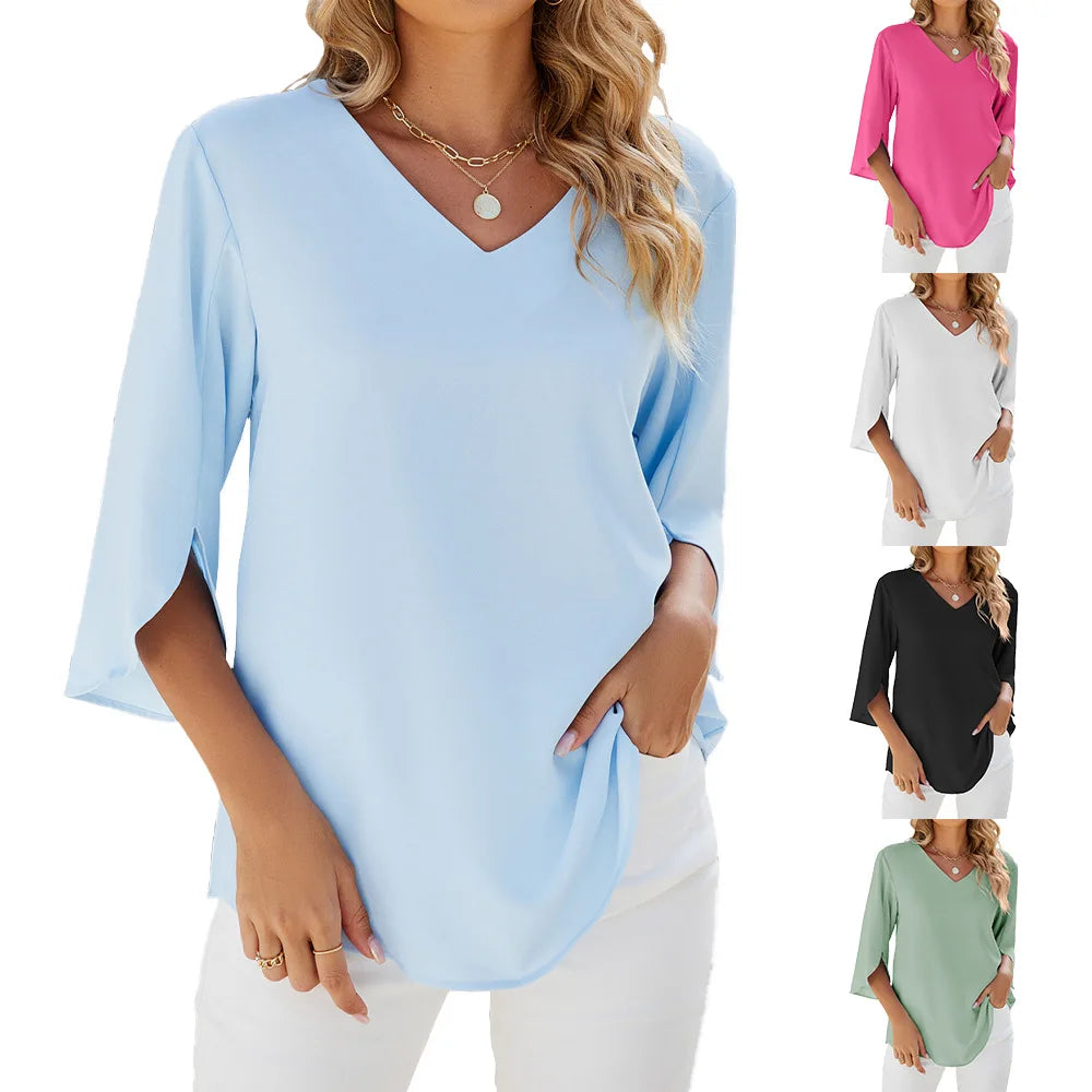 Anna | V-Neck Blouse