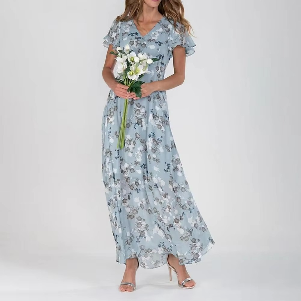 Verona | Elegant Floral Tummy Covering Dress