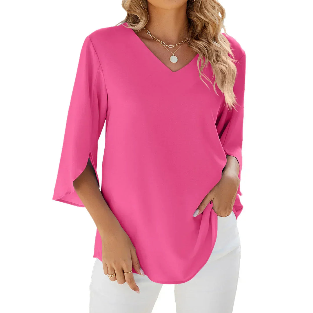 Anna | V-Neck Blouse