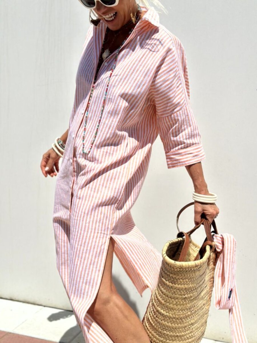 Elvira | Striped Dress