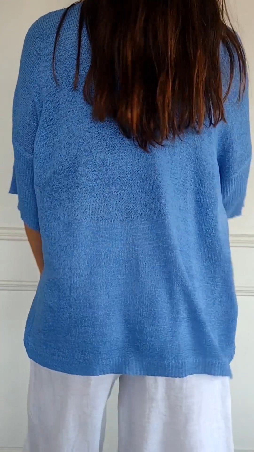 Anja | Knitted Top with V-Neck