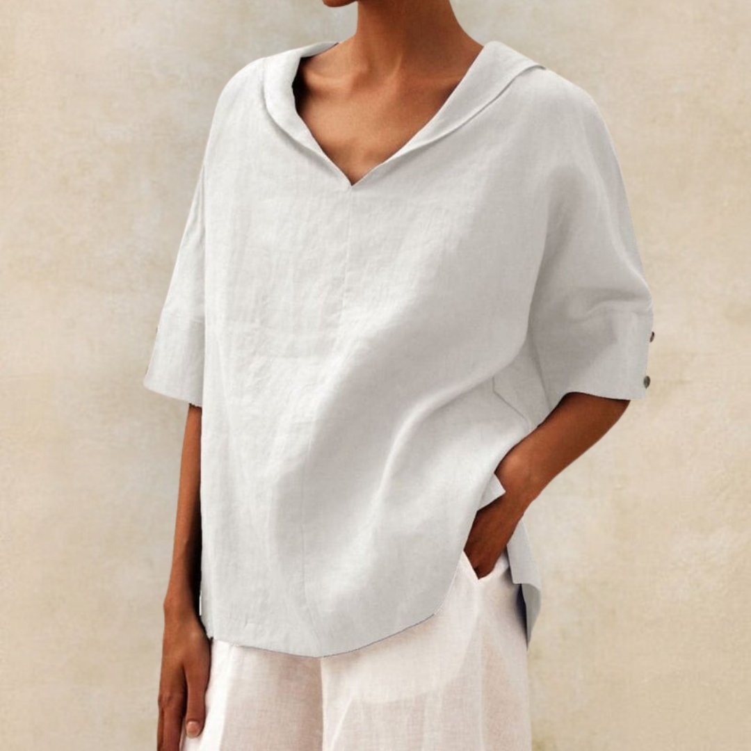 Lena | Elegant Top with V-Neck
