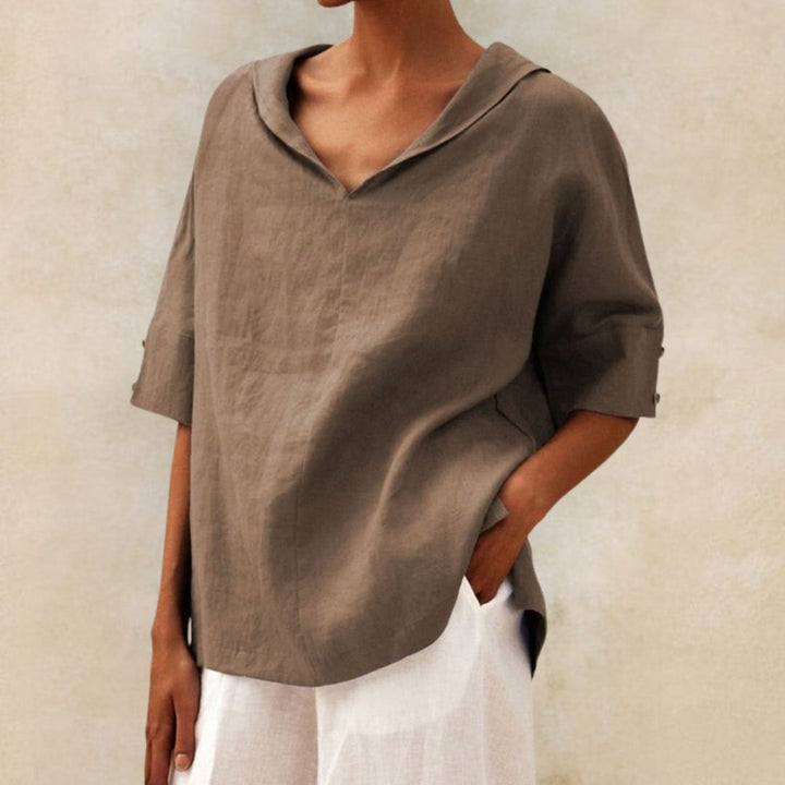 Lena | Elegant Top with V-Neck