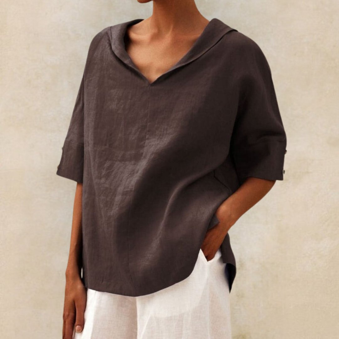 Lena | Elegant Top with V-Neck