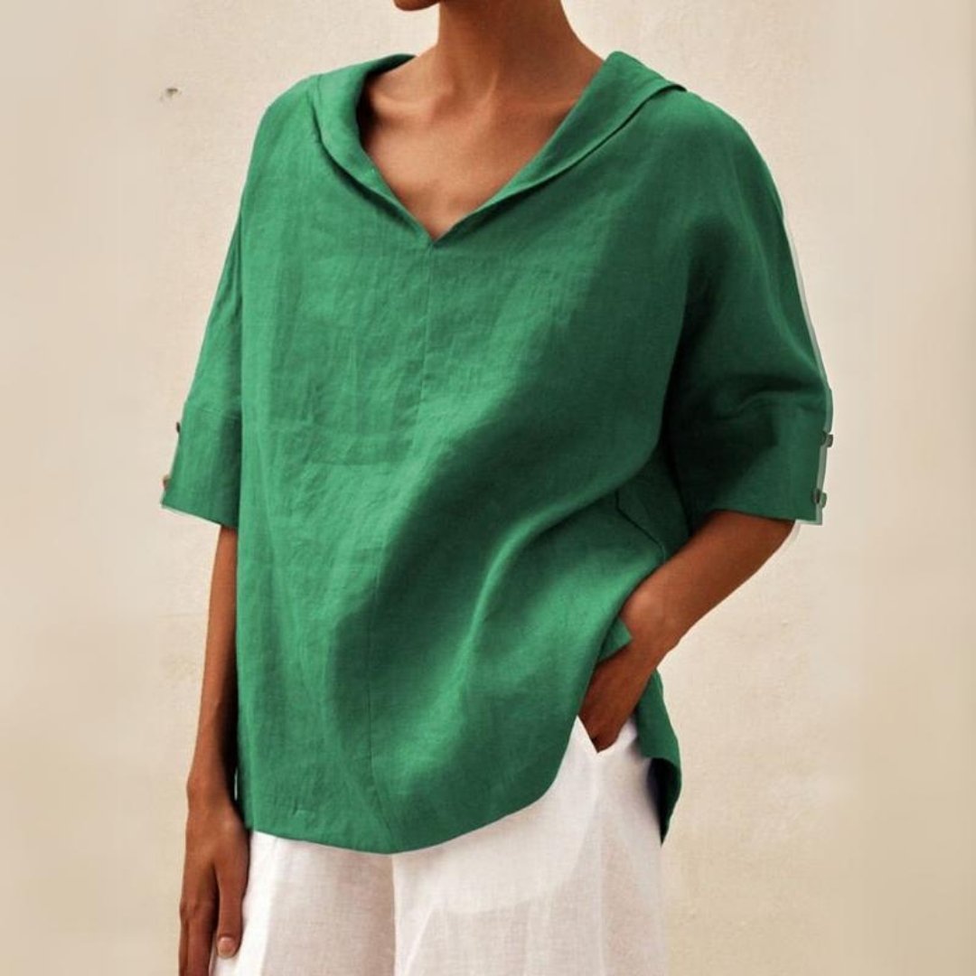 Lena | Elegant Top with V-Neck